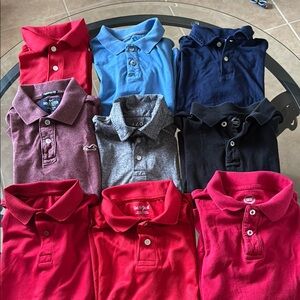 Vibrant Red and Blue Polo Shirts for Everyday Comfort